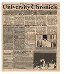 January 10, 1995 University Chronicle by Shawnee State University