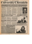 October 25, 1994 University Chronicle by Shawnee State University