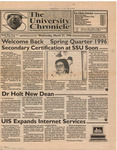 March 27, 1996 University Chronicle by Shawnee State University