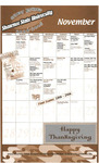 November 2004, Student Activities Calendar by Student Life