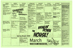 March 2009, Student Activities Calendar by Student Life