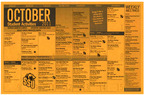 October 2011, Student Activities Calendar by Student Life