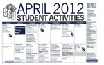 April 2012, Student Activities Calendar by Student Life