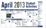 April 2013, Student Activities Calendar by Student Life