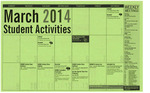 March 2014, Student Activities Calendar by Student Life