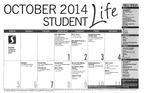 October 2014, Student Life Calendar by Student Life