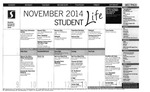 November 2014, Student Life Calendar by Student Life