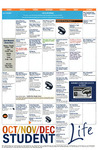 October, November and December 2022, Student Life Calendar by Student Life