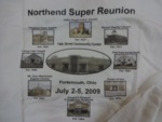 T-Shirt, 2009 North End Super Reunion by Center for Folklore Studies and Ohio Field Schools