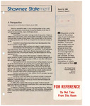 Shawnee Statement 03-15-1989