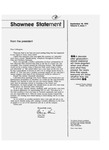 Shawnee Statement 09-18-1995
