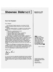 Shawnee Statement 11-17-1995 by Shawnee State University