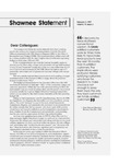 Shawnee Statement 02-03-1997 by Shawnee State University