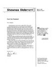 Shawnee Statement 05-14-1997 by Shawnee State University