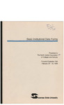 Basic Institutional Data Forms, February 22-23 1988 by Shawnee State University