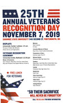 Veteran's Recognition Day. Nov 7th 2019 by Shawnee State University