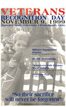 Veteran's Recognition Day. Nov 9th 1999 by Shawnee State University