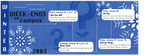 2003, Winter Weekends On Campus Schedule by Student Life